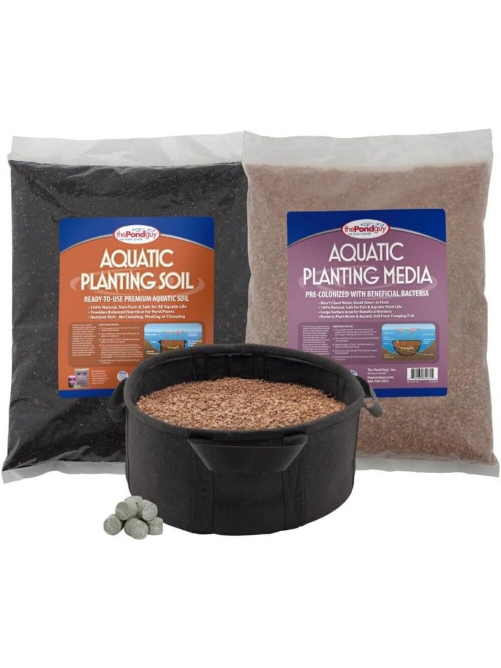 Water Lily & Lotus Planting Kit - Medium Size for Aquatic Gardens & Ponds
